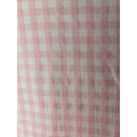 J. McLaughlin Pink Gingham Check Capri Pants Womens Size 10 Cropped Slim Fit - Picture 2 of 5